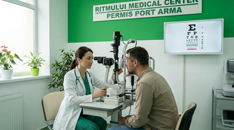 Fișă medicală permis port-armă București - certificat medical și aviz psihologic Ritmului Medical
